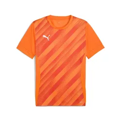 Kindertrikot teamGOAL Graphic - Orange - unisex - Size: 12 ans