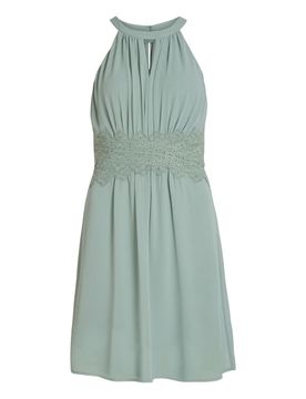 VILA Vestido de gala verde pastel