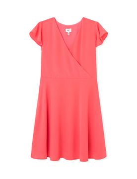 Para niña. PG951669 Vestido Rachna (16Años= 176cm), Casual, Poliéster, Manga corta, moda infantil