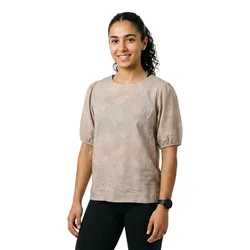 Blouse à Manches Courtes Papillone Humus M