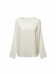 Bluse e camicie donna - tender tunica oversize m 3/4 scollo barca - avorio