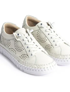 Zapatillas de mujer de piel - Yokono - FashionsVida