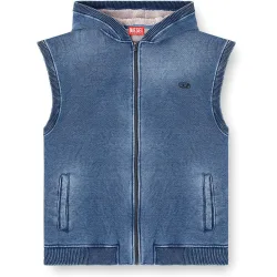 Sudadera con capucha de hombre sin mangas