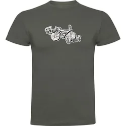 Maglietta A Maniche Corte Eat My Dust Dark Army Green