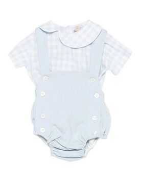 Set Tutina A Quadretti (2 Pezzi)