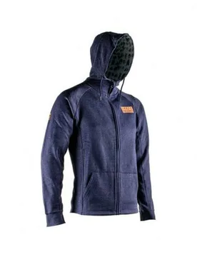 Felpa HOODIE UPCYCLE Blu taglia XL - Leatt - FashionsVida