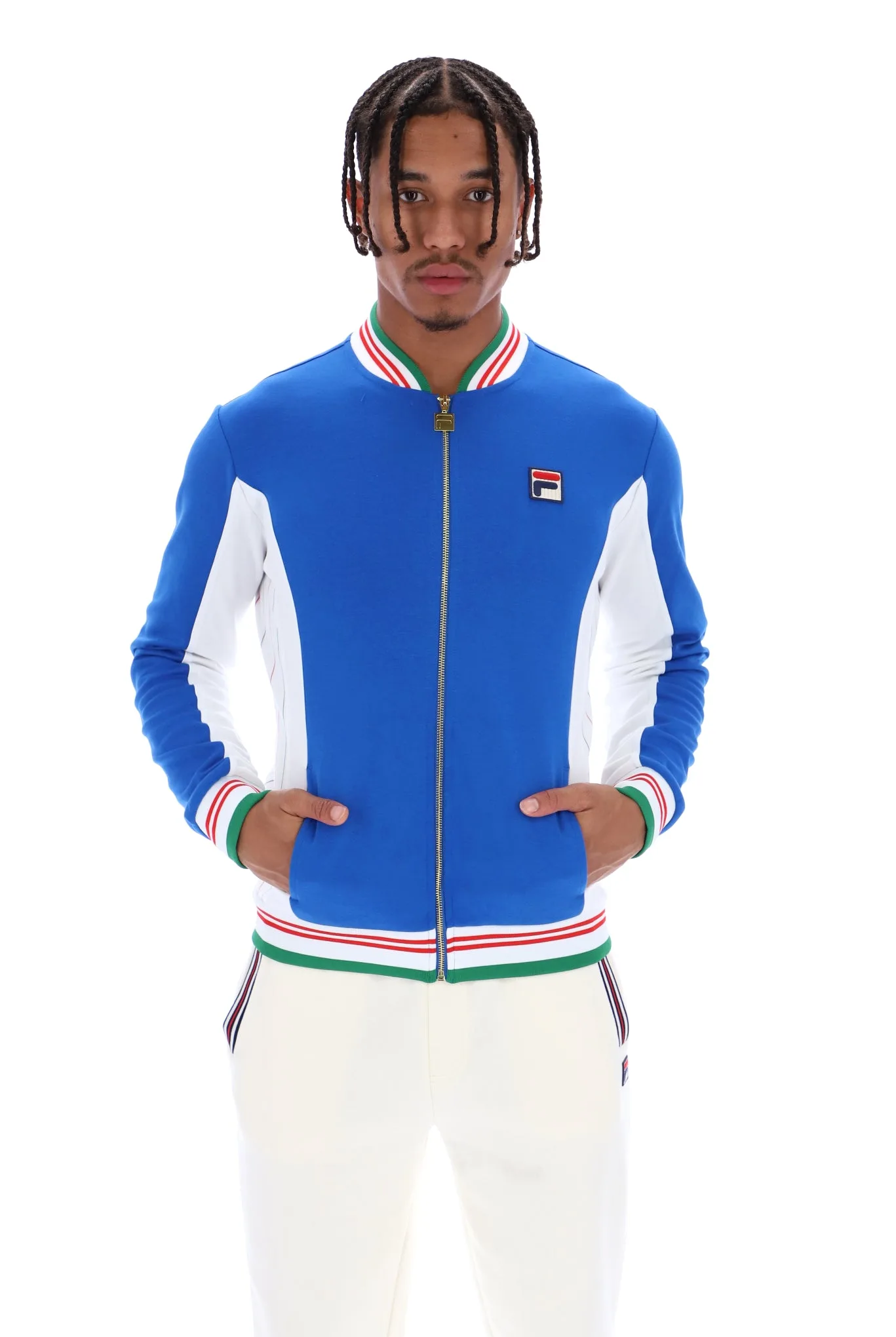 Renton Traditional Baseball Style Jacket - XS - FILA - FashionsVida