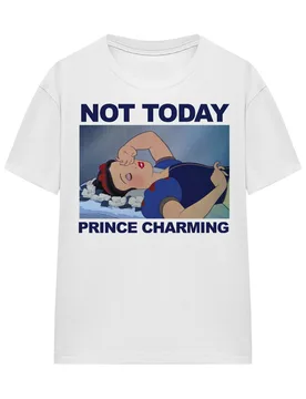 Women's Snow White Not Today T-Shirt, White Size: 2XL - White - Size: 2XL - Disney - FashionsVida