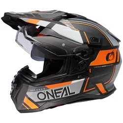 Casco Moto Integrale D-SRS Helmet SQUARE Nero Grigio A taglia XS