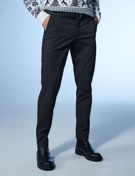 Sinsay - Pantaloni chino - nero