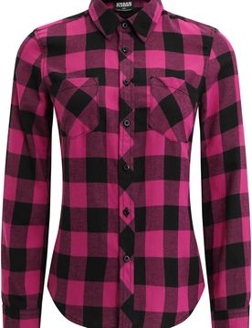 Urban Classics Blusa rosa / negro