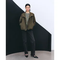 Pantalón denim de mujer recto