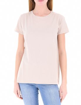 T-shirt in cotone CHAMPAGNE UNI