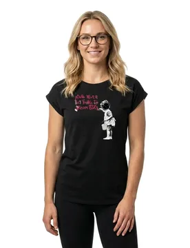 Maglietta A Maniche Corte Dream Big Black 2XL - Mc Clothes - FashionsVida