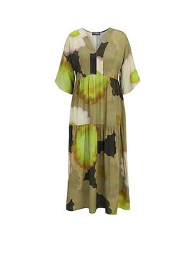 Maxivestido oliva 40