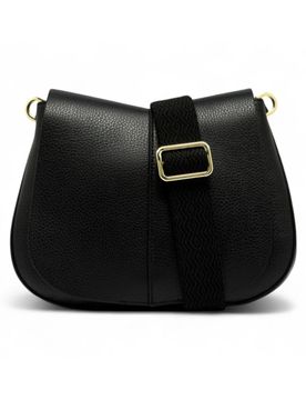 Borsa a tracolla Helena Round Nero Donna Nero - 6036COMMGRNNAOP001