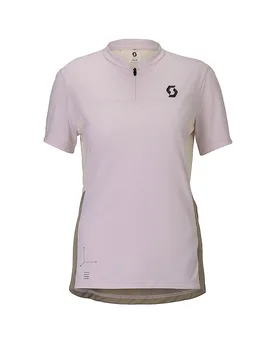 Damen Radshirt Vertic Zip rosa S W - Scott - FashionsVida