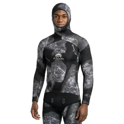 H.dessault By C Giacca Da Pesca Subacquea Black Side 5 Mm