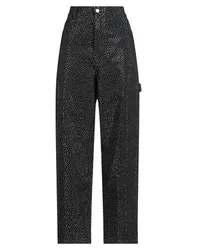 Pantalones vaqueros Mujer Negro 26 Mujer