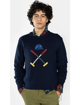 Harper & Neyer - Jersey de hombre de color y cuello redondo - Harper & Neyer - FashionsVida