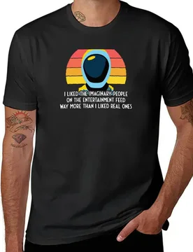 Murderbot Diaries SecUnit Likes Imaginary People More than Real Ones T-Shirt blacks shirts graphic tees plain white t shirts men - Aliexpress - FashionsVida