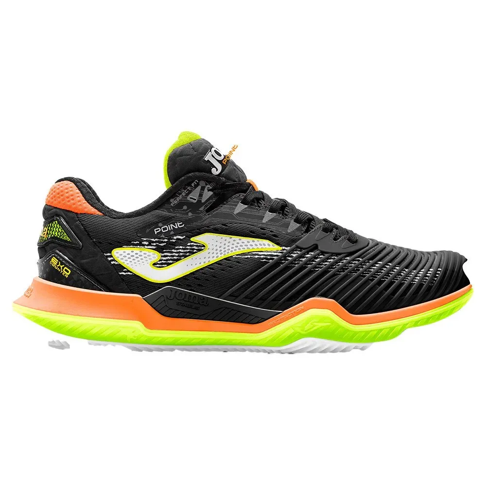 Point Clay Shoes Orange / Black UK 6 - Joma - FashionsVida