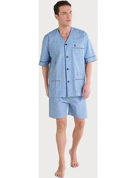 Pijama tela corto sin cuello - El Búho Nocturno - FashionsVida