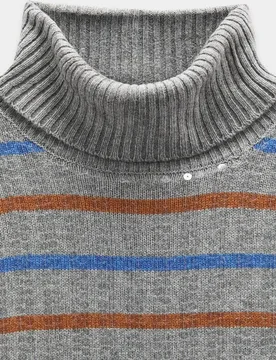 Jersey de mujer de punto con cuello alto y lentejuelas decorativas - Parfois - FashionsVida