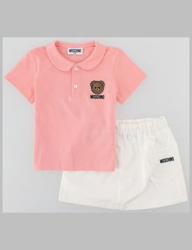 Mini Polo-Shirt and Skirt Set for Girls