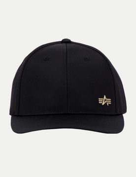 Industries Cap mit Metall-Label Schwarz