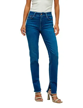 Jeans Destiny Hem Crack Skinny Fit Medium Wash 29