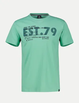 Lerros T-Shirt mit Print Grün XXL - Lerros - FashionsVida