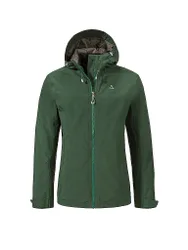Chaqueta de senderismo para mujer Yew 2L ZipIn Hoodie verde oscuro 48