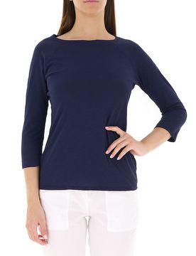 T-shirt maniche 3/4 BLU NOTTE XS
