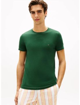 Para hombre. MW0MW10800 Camiseta Slim (L), Casual, Algodón, Manga corta
