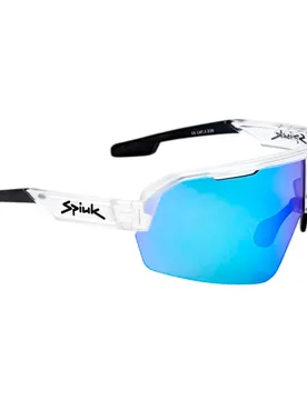 Dabbel transparente lente espejo azul gafas ciclismo Blanco (UNICA) - Spiuk - FashionsVida