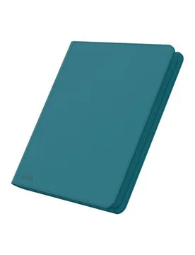 Zipfolio 480 - 24-Pocket XenoSkin (Quadrow) - Petrol Blue - Ultimate Guard - FashionsVida