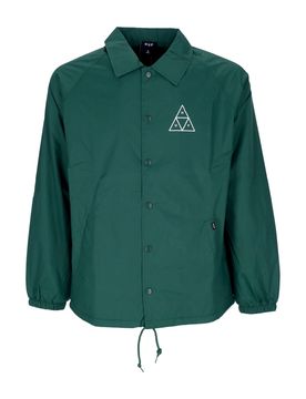 Giacca Coach Jacket Uomo Essentials Coaches Jacket Forest Green