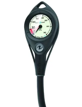 Manometro Metal Al 50 Air Long Hose 300 Bar - Aqualung - FashionsVida
