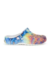 Ciabatte clog multicolore con stampa 3 42
