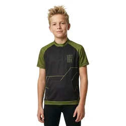 Maglia A Maniche Corte Rc Team Black / Fir Green