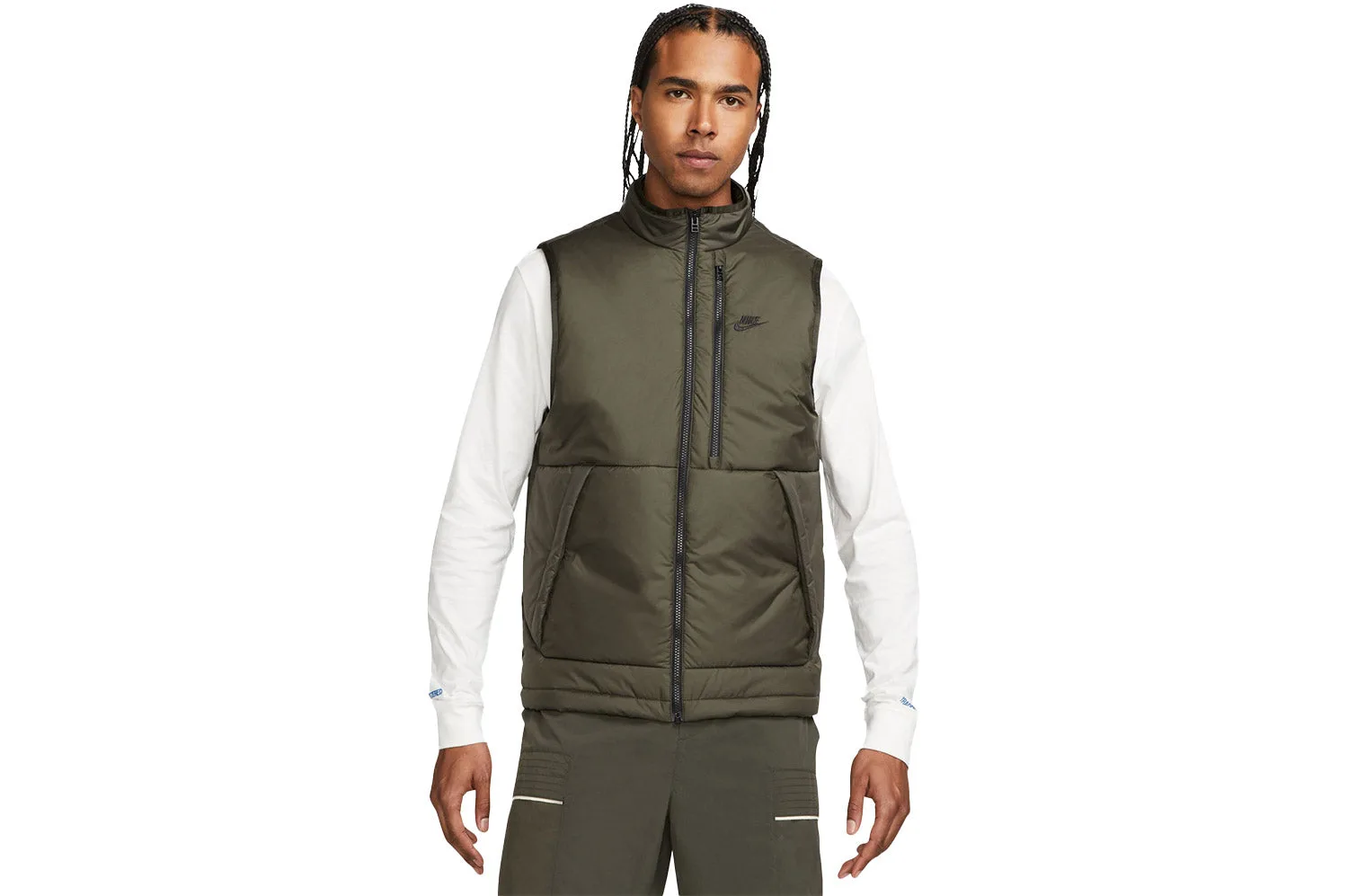 Therma Fit Legacy Vest - Jacke-Weste - olive - Herren - Size: L - Nike - FashionsVida