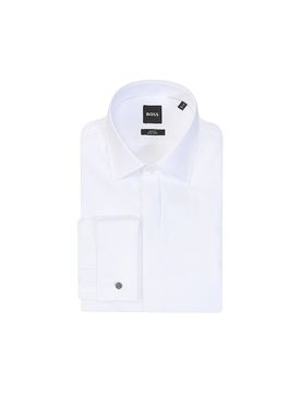 Boss Camisa Slim Fit blanco 39