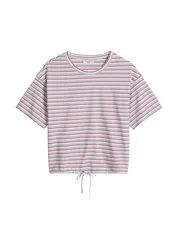 T-hirt, L, Crewneck, Tie Detail female