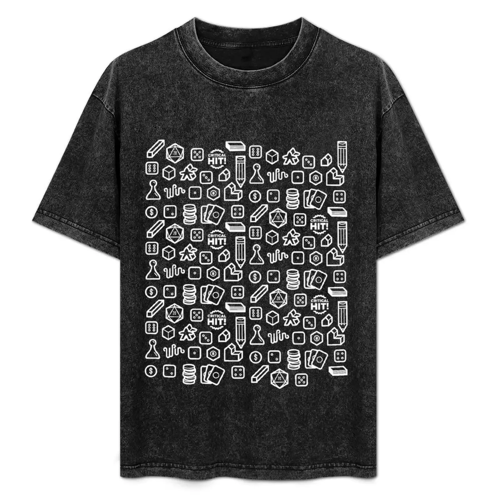 Board Game Pieces – Inverted T-Shirt Basic Daily Outfit Short Sleeve Tee - Aliexpress - FashionsVida