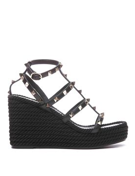 Sandali con zeppa Rockstud