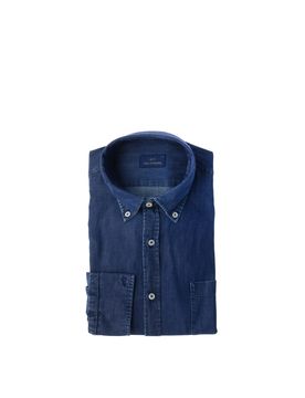 Camicia in jeans BLU SCURO 41