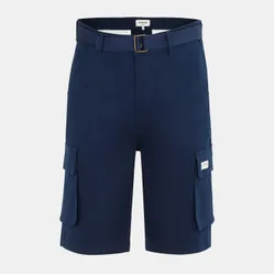 Mens Cargo Shorts In Navy - Size X-Large