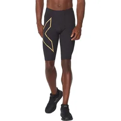 Mcs Run Short Leggings Black / Gold Reflective XL Men