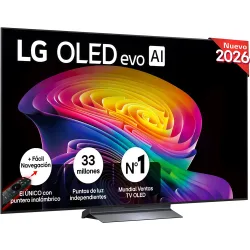 TV OLED evo 164 cm (65") OLED65C66LB 4K, Smart TV, AI, C6